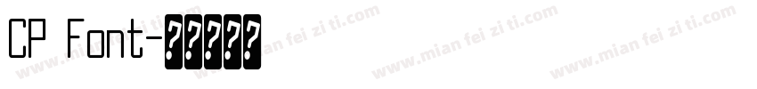 CP Font字体转换